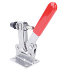 Horizontal Toggle Clamp Stainless Steel 500 Lb Holding Capacity For Welding And Positioning With Arrow Storage Case Pro Grade