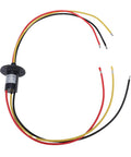 3 Wire Slip Ring With 360 Degree Rotation 30A Power Transfer 22mm Diameter 250RPM Rock Solid Heavy Duty Rotary Electrical Connector