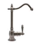 9-Inch Old School Victorian Style Cold Water Dispenser Faucet With Single Lever Handle, Satin Nickel Finish, Gooseneck Spout