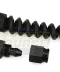 Pro Air Hose Reusable Fittings Three Eighth Inch Field Repairable Aluminum for quick onsite repairs, black components