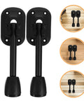 Two Pack Foldable Iron Table Legs For Coffee Table Black Metal Furniture Hardware With Stable Support And Modern Sleek Look