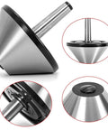 6 Inch MT3 Bull Nose Live Center For Lathe With Morse Taper No 3 75 Degree 5 29/32 Inch Shank Beefy Heavy Duty Machining Tool