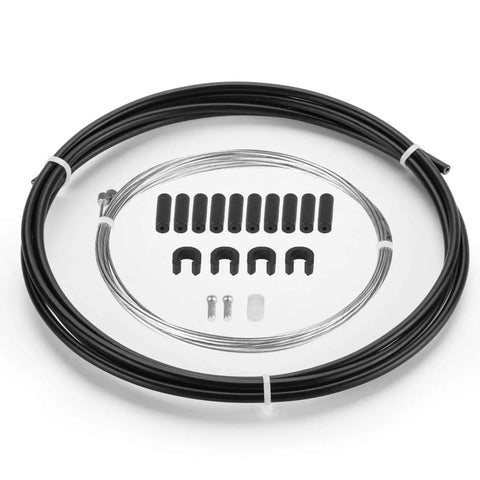 Pro Grade Stainless Steel PTFE Coated Shift Cable And 2000Mm Cuttable Housing Kit For Shimano And SRAM, universal 4mm diameter