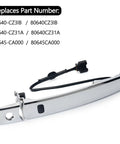 Exterior Chrome Front Left Driver Side Door Handle With Sensor And Smart Keyless Entry For Nissan Rogue 2010 2011 2012 2013 Replacement