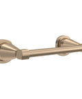 Pivoting Toilet Paper Holder In Champagne Bronze Finish Wall Mount Bathroom Accessory Durable Corrosion Resistant Hardware That Holds Any Sized Roll