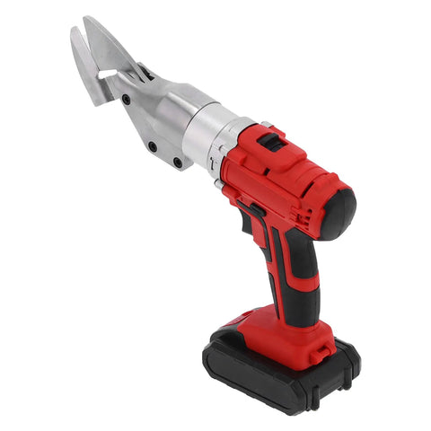 Garosa Cordless Electric Metal Shears With Chrome Steel Blade Led Lighting And 2 Speed Gear For cutting metal sheets, compact design.