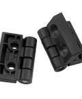 4 Sets Zinc Alloy Hinges For 2020 Aluminum Extrusion Black 6mm Profile Slot With Sandblasted Finish Includes T Nuts And Hex Screws Heavy Duty