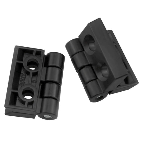 4 Sets Zinc Alloy Hinges For 2020 Aluminum Extrusion Black 6mm Profile Slot With Sandblasted Finish Includes T Nuts And Hex Screws Heavy Duty