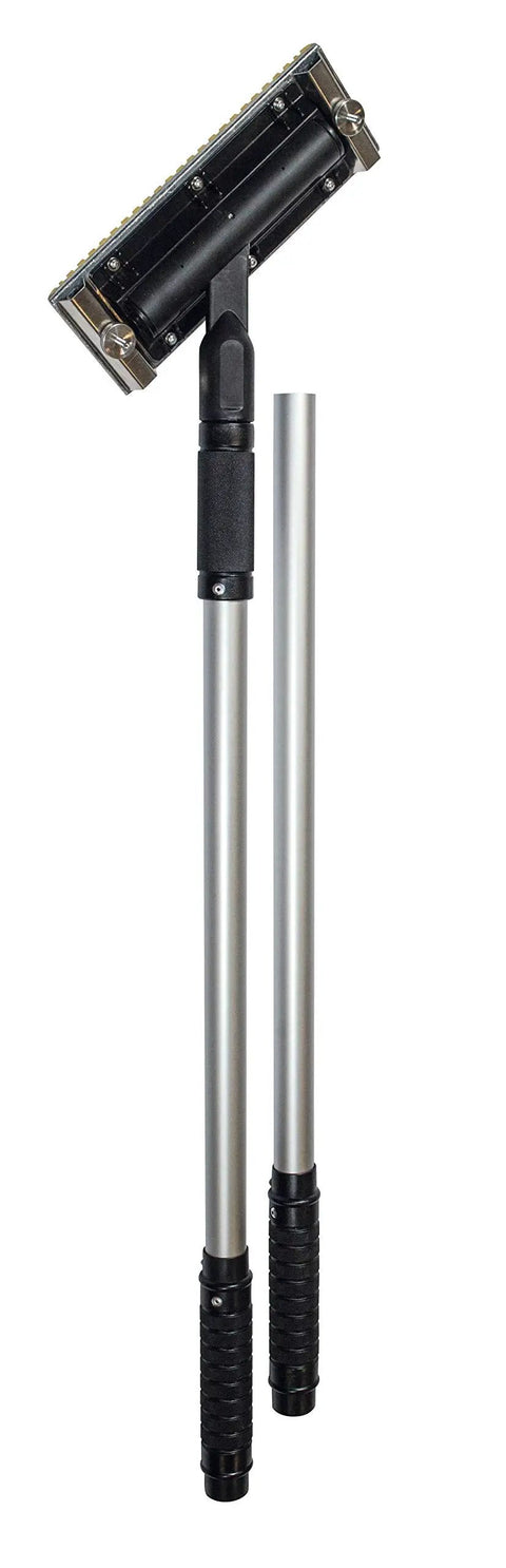 Dust Free Vacuum Sander For Drywall With Pro Pole Sander, showing adjustable aluminum and stainless steel build, lightweight and durable.