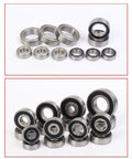 Image showing 10 Pack Deep Groove Ball Bearings 6305 ZZ 25x62x17mm High Speed Chrome Steel Double Shielded for radial and axial loads.