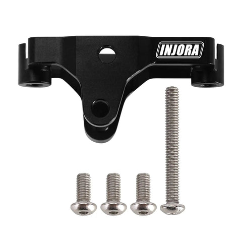 Servo Mount Bracket CNC Aluminum Upgrade For TRX4M Stock Servo 1/18 Bronco Defender RC Crawler Car, screws included