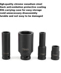 Top Notch 35 Piece Metric Hex Socket Impact Kit With Long And Short Drive Sleeves For Hardcore Automotive Jobs Built From Tough Chrome Vanadium Steel To Handle Heavy Duty Grips And Rust Free Durable Performance Every Single Time. 10mm 13mm 16mm 30mm impact sockets