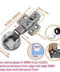 Two Pack European Soft Close Cabinet Hinges 26mm Diameter For Glass Doors Built To Last TEYOUQU Durable Cold Rolled Steel