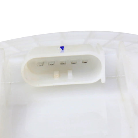 Close-up of 5-prong blade connector on Drop In Fuel Pump With Sending Unit And Module For Dodge Charger 2006 2010 Chrysler 300 2005 2010