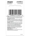 Tough As N Batteries 2 Pack Packing Top Shelf 1.5V Alkaline battery packaging with warning and barcodes for safe use.