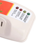 Heavy Duty Voltage Surge Protector For Home Appliances And Air Conditioners With A Durable Polycarbonate Body And Us Plug, showing LED indicators.