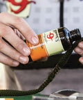 No. 9 Gun Bore Cleaner 16 Oz Bottle With Child Safe Cap being used on rifle bores for smooth firearm maintenance.