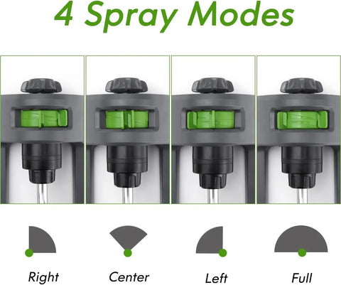 18 Brass Nozzles Oscillating Lawn Sprinkler For Lawns Up To 3600 Sq Ft With Heavy Duty Base Upgraded Brass Nozzle spray modes
