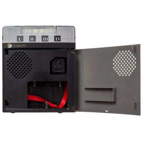 Open Wireless Doorbell Extender Kit showing internal components for use with your existing doorbell system LRA EX1000 Repeater