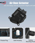 HVAC Blend Door Actuator Replacement For Ford F150 2009 2014 Expedition 2007 2017 Escape 2008 2012 C Max 2013 2018 Lincoln Navigator Mercury Mariner Tribute And More Direct Fit Plug And Play Heater Air Door Actuator 604 241 8L8Z19E616C featuring plug, housing, and mounting points.