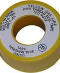 Extra Heavy Duty Gas Line PTFE Tape Half Inch By 260 Inch Yellow Pipe Thread Sealant For Propane Butane Kerosene And Petroleum Meets Military Spec T-27730A Ideal For Tight Leak Free Gas Installations