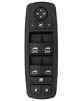 Driver Side Power Window Master Switch Fits 2016 2018 Ram 1500 2500 3500, 2019 2024 Ram 1500 Classic Laramie, Chrysler 300 2012, And Dodge Journey 2011 2012 Auto Window Button - front view showing 11-pin connector