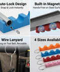 EMT Conduit Spacer Kit For Electricians 4 Piece Set With Magnetic Spacers And Precision Offsets For One And Three Quarter Inches, Two Inches, And Two And A Half Inches Pipe Runs Pro Grade Tool For Neat Code Worthy Wiring. 4 sizes, auto-lock