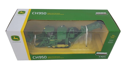 One Sixty Fourth Scale CH950 Sugar Cane Harvester Prestige Collection Toy in original packaging with clear plastic window