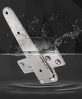 Marine Grade 316 Stainless Steel T Hinges 8 By 4 Inch Heavy Duty Boat Hatch Hardware 2 Pack Polished Finish in water.