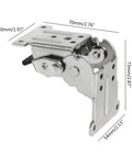 Self Locking Folding Hinge For Table Legs And Chair Extensions 0 To 90 To 180 Degree Adjustable Space Saving Folding Hardware