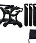 Six Piece Portable Bike Repair Stand Kit For Bicycles And E Bikes On The Go With Two Maintenance Brackets Three Pry Bars And Carrying Case