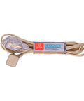 Designer Gold Fabric Extension Cord 9 Foot Length With 3 Polarized Outlets Right Angle Plug 125 Volt Patent Pending A Dope Way To Power More In Any Room