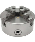 INTBUYING 4-jaw lathe chuck, 160 mm, metal body with self-centering jaws for CNC machines