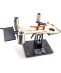 Heavy Duty Belt Sander Frame 730 X 50 Mm Adapter For Angle Grinder Retrofit Desktop Grinding Tool with metal base and adjustable features.