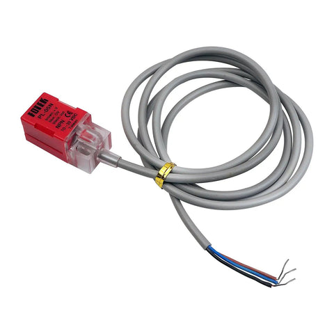 Five Pack 5mm Inductive Proximity Sensor Switch NPN Normally Open DC 10-30V 3 Wire Square Housing 5mm Sensing Distance