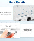 Close-up of M4-M6 standard holes and handwheels on 3 Axis Moving Workbench With 3D Positioning Table Aluminum Alloy Engraving Machine