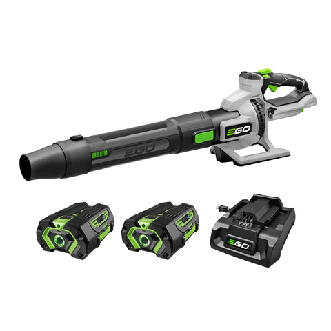 Cordless Leaf Blower With Turbo Mode, 880 CFM At 200 MPH, Beast Power, Variable Speed Trigger, includes two 56V 4Ah batteries and charger LB8803-2