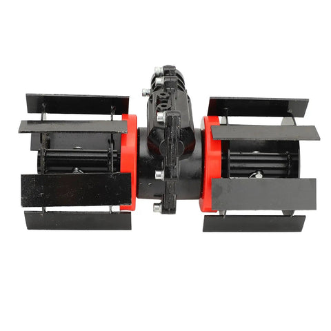 Disc Harrow For Tiller And Lawn Mower 4 Inch 9 Teeth Universal Plow Harrow Heavy Duty Aluminum Iron Round Plow Scarifier Attachment