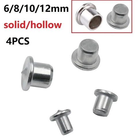 4 Piece Dowel Center Marker Set For Woodworking, Solid Steel Dowel Pin Aligners In 6mm 8mm 10mm 12mm, detail of steel pins