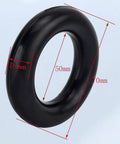 Close-up of Exhaust Rubber Hanger Kit Universal 4 Pack Insulator, diameter 70mm, high density rubber for vibration damping.
