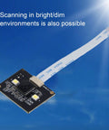 Turbo Fast Barcode Scanner Module With USB Interface, 640x480 CMOS, bright/dim environments, blue background