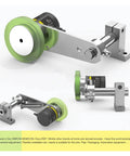 Encoder Mounting Bracket Pro Kit for Fixed and Movable Frames with Sliding Aperture 20 30 36mm Heavy Duty Aluminum Alloy Build