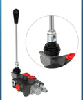 One Spool Hydraulic Flow Control Valve For Tractor Loader, 11 GPM At 3600 PSI, SAE Ports, Adjustable Relief Lever shown