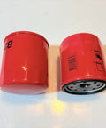 Two Pack Spin On Lube Filters For Deutz Engines And Bobcat Loaders Replaces 1163420 1185100 01185100 on white background