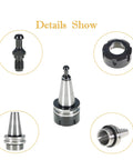 Details of ISO30 CNC Tool Holder With ER32-45L Balance Collet Chuck G2.5 30000RPM Stainless Steel Pull Stud Milling Lathe Tool