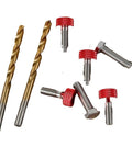 Spring Plunger Kit 8 Piece Quick Release Pins With Knurled Handles Stainless Steel Lock M6 for rolling tool boxes