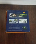 Back of box showing setup instructions for MyQ Smart Garage Hub WiFi Enabled Garage Controller With Smartphone Control Universal.