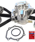 Premium 19253900 Timing Belt and Water Pump Service Kit Genuinely Made by Factory Standards for Direct Fit with Dealer Approved Specs to Keep Your Car Running Smooth as Silk to Save Cash on Overpriced Repairs Today, timing belt kit with water pump, pulleys, gasket