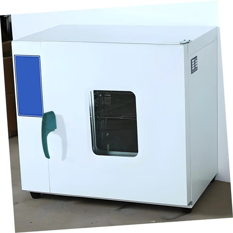 High Temp Commercial Oven Handle Drying Cabinet Grip Replacement For Industrial Kitchen Equipment, green handle on white drying cabinet.