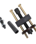 Heavy Duty 10PC Mainshaft Bearing Inner Installer Puller Tool Kit For Big Twin 5 And 6 Speed Transmissions 1984 Onwards Fixes Bearings Fast Without Removing Case Saves Time Money With Strong Metal Build And Easy Grip Handles To Prevent Cheap Tools, metal parts